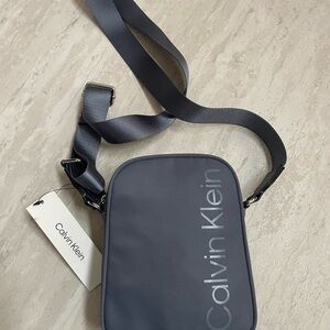 Calvin Klein Charcoal Men's Messenger Bag